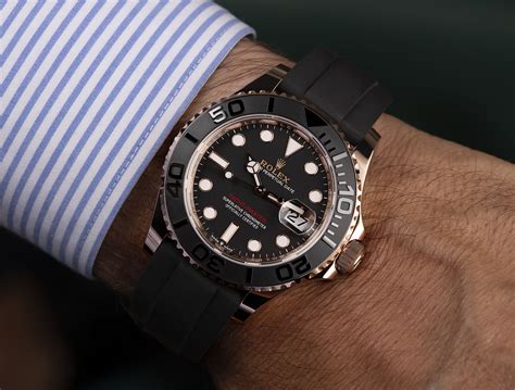 rolex yacht master rose gold 40|Rolex Yacht-Master gold price.